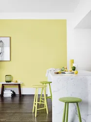 Wallpaper palette in the kitchen interior