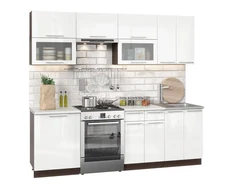 Kitchen interior center concrete white