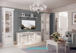Дохили ҳуҷраи зиндагӣ бо мебел Angstrom
