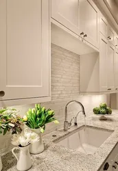 Light sinks in the kitchen interior