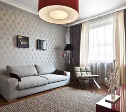 Divan bilan yotoqxonaning ichki devor qog'ozi
