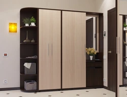 Кіреберістің интерьеріндегі wenge шкафы
