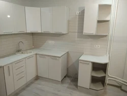 Olive gloss kitchens in the interior