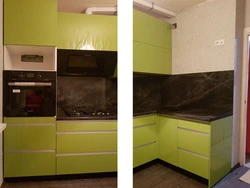Кухни олива глянец в интерьере
