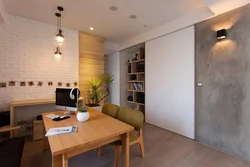 Brick Slats In The Kitchen Interior
