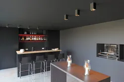 Mətbəx Interyerində Səthə Quraşdırılmış Lampa