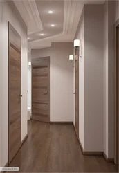 Light laminate in the hallway interior