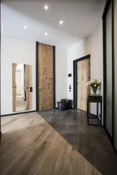 Light laminate in the hallway interior