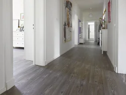 Light laminate in the hallway interior