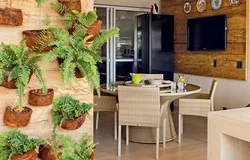 Mətbəx daxili divar kağızı fern