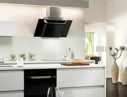 Hood In The Interior Of A Small Kitchen