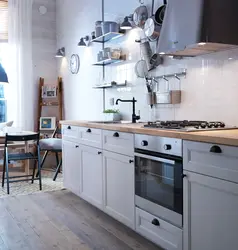 Mətbəx interyerində IKEA tezgahları