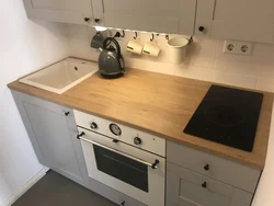 Mətbəx interyerində IKEA tezgahları