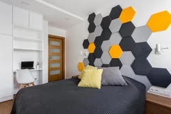 Honeycomb panels in the kitchen interior