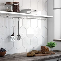 Honeycomb panels in the kitchen interior