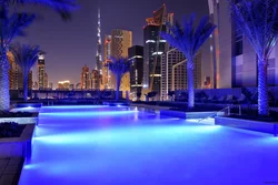 Dubai Wallpaper In The Kitchen Interior