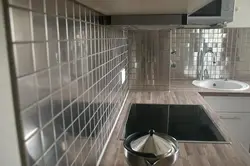 Stainless steel in the bathroom interior