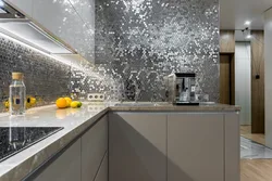 Stainless steel in the bathroom interior