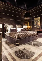 Bedroom interior in luxury style