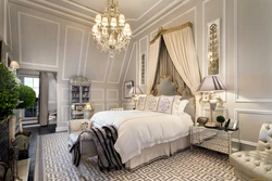 Bedroom interior in luxury style