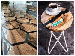 Epoxy resin in the kitchen interior