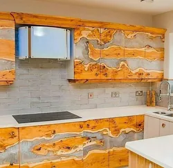 Epoxy resin in the kitchen interior
