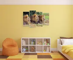 Paintings for the interior of a children's bedroom