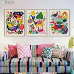 Paintings for the interior of a children's bedroom