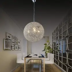 Mətbəxin daxili hissəsindəki çilçıraq topu
