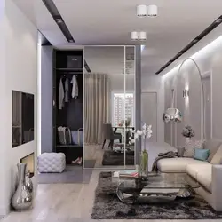 Interior hallway bedroom hall kitchen