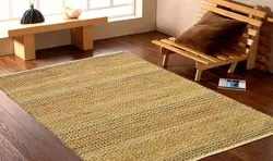 Carpets and mats in the kitchen interior