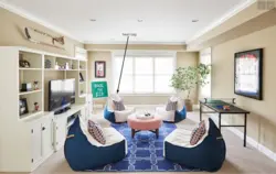 Children's chair in the living room interior