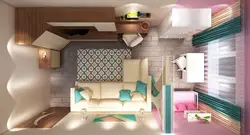 Interior of the children's kitchen room