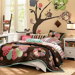 Textiles and everything for the bedroom interior
