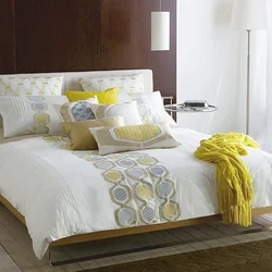 Textiles and everything for the bedroom interior