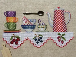 Вышивка Для Интерьера На Кухне Схема