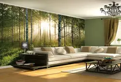 Фотообои В Гостиную Расширяющие В Интерьере