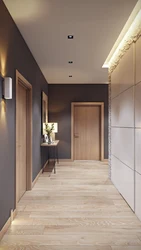 Light Tile Floor In The Hallway Interior