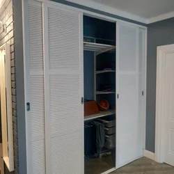 Louvered Door To The Dressing Room In The Interior