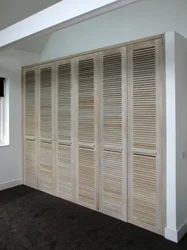Louvered Door To The Dressing Room In The Interior