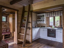 Kitchen Interior In A Closed Country House