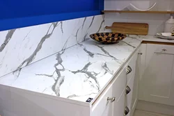 Polar star countertop in the kitchen interior