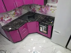 Markvina black countertop in the kitchen interior