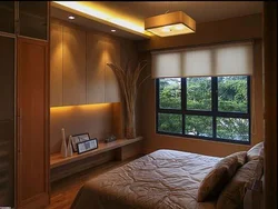 Bedroom interior from floor to ceiling