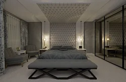 Bedroom interior from floor to ceiling