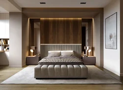 Bedroom interior from floor to ceiling