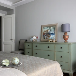 Chest Of Drawers In The Interior Of The Living Room And Bedroom