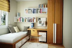 Interior of a children's room if it is also a kitchen