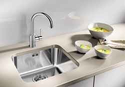 Stainless steel sink for kitchen interior