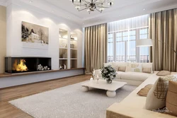 Tall living room design